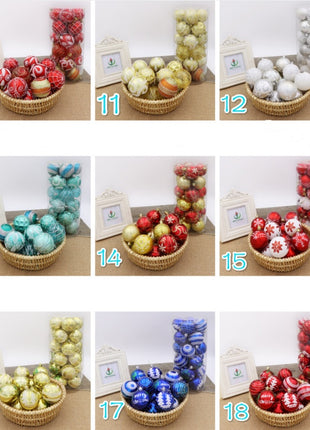 Christmas ball, bright ball, 6cm24, Christmas decorations, Christmas tree, Christmas tree decoration