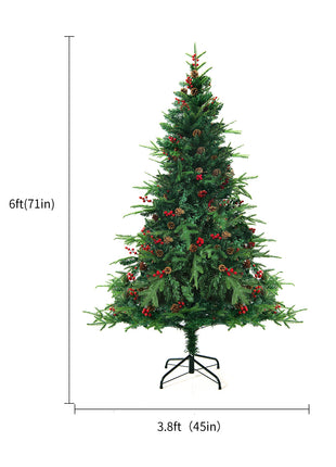 Pre Lit Cedar Christmas Tree Flocked Christmas With 800 Branch Tips, 250 Lights