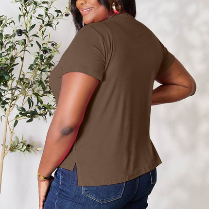 Basic Bae Full Size Round Neck Short Sleeve T-Shirt - MimiStylez
