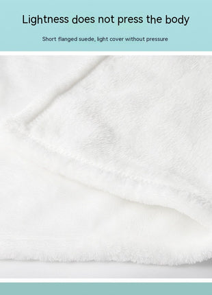 Christmas Holiday Reindeer Snowflake Print Flannel Winter Warm Decorative Blanket