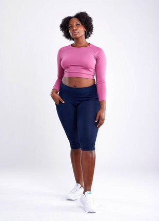 Long-Sleeve Crop Top - MimiStylez
