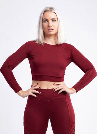 Long-Sleeve Crop Top - MimiStylez