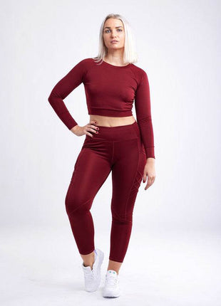 Long-Sleeve Crop Top - MimiStylez