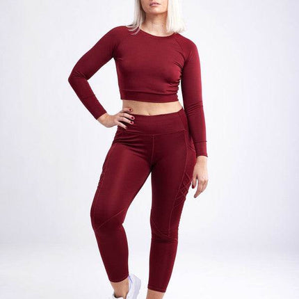 Long-Sleeve Crop Top - MimiStylez