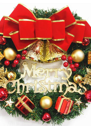 Christmas Decorations 30cm Christmas Wreath Simulation Wreath Door Hanging Window Props Background Christmas Tree Accessories