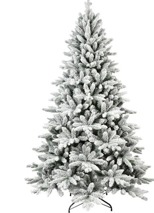 5FT Flocking Hinged Christmas Tree