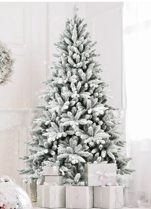 5FT Flocking Hinged Christmas Tree