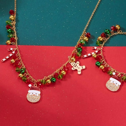 18K Gold - Plated Christmas Charm Necklace - MimiStylez