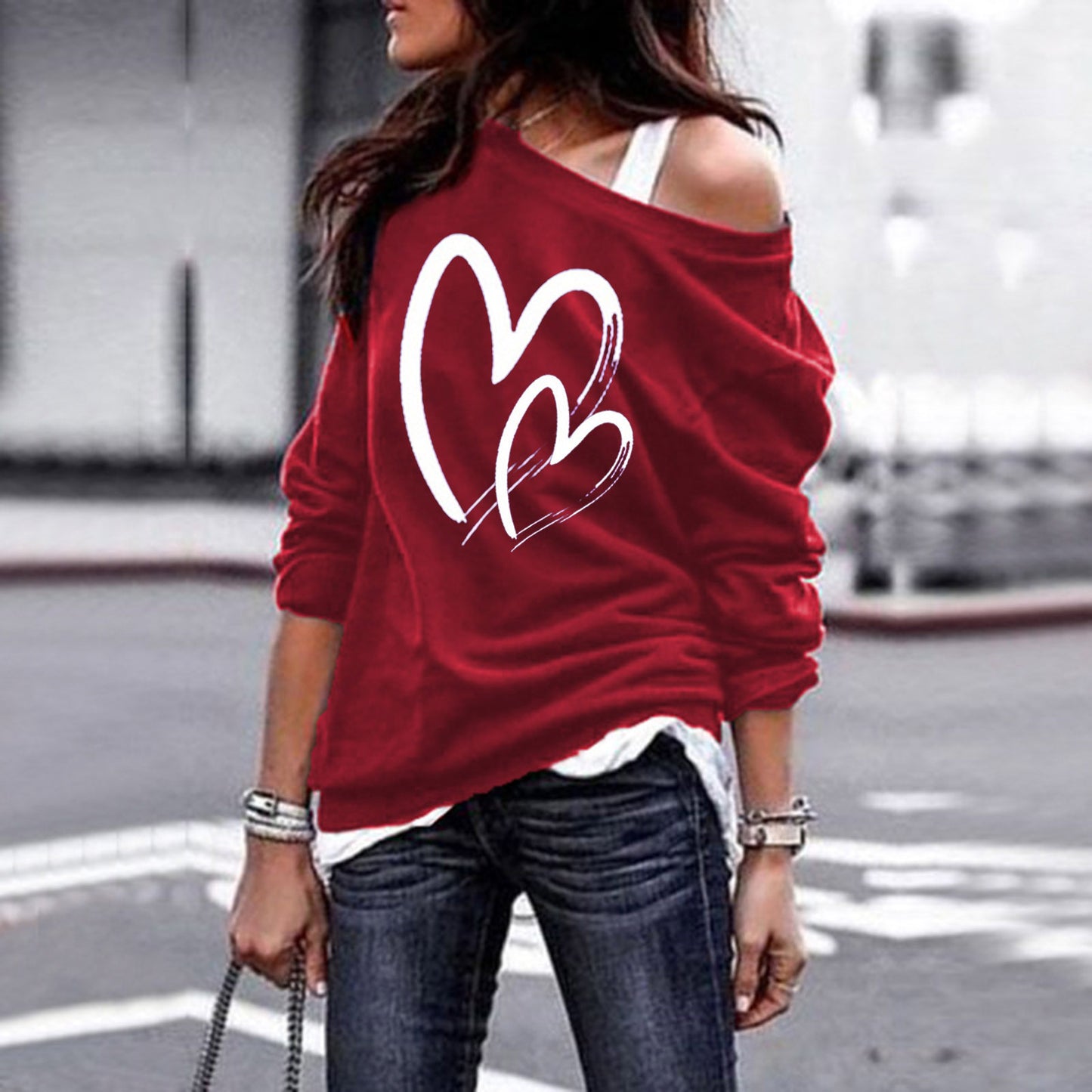 Round Neck Loose Loving Couple Thin Sweater