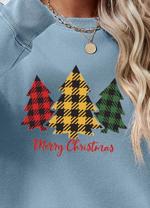 MERRY CHRISTMAS Dropped Shoulder Sweatshirt - MimiStylez