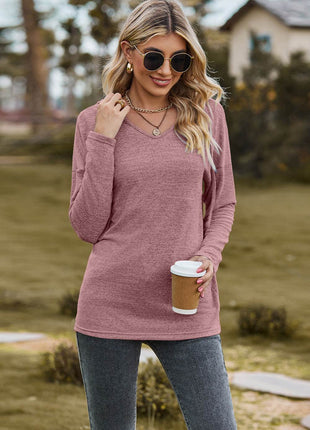 Drawstring Dropped Shoulder Hooded T-Shirt - MimiStylez