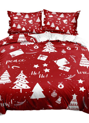 Christmas Series Duvet Three-piece Set