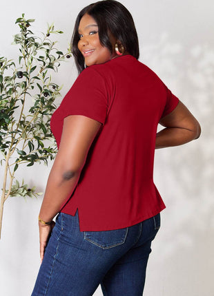 Basic Bae Full Size Round Neck Short Sleeve T-Shirt - MimiStylez