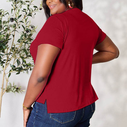 Basic Bae Full Size Round Neck Short Sleeve T-Shirt - MimiStylez