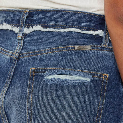 Kancan Distressed Button Fly Denim Shorts - MimiStylez