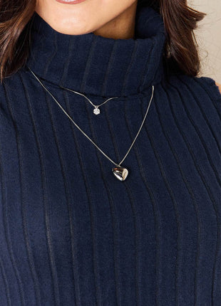 Basic Bae Full Size Ribbed Turtleneck Tank - MimiStylez