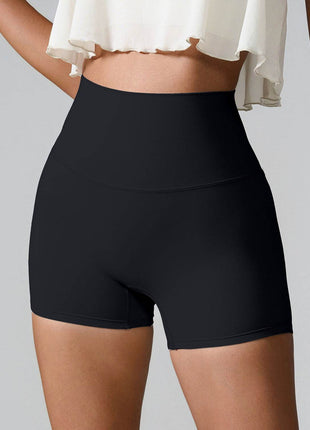 High Waist Active Shorts - MimiStylez