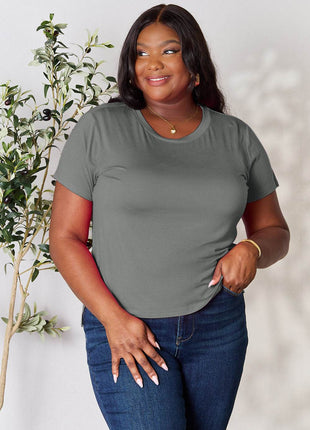 Basic Bae Full Size Round Neck Short Sleeve T-Shirt - MimiStylez