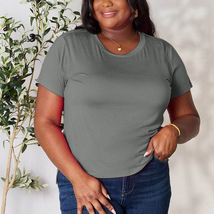 Basic Bae Full Size Round Neck Short Sleeve T-Shirt - MimiStylez
