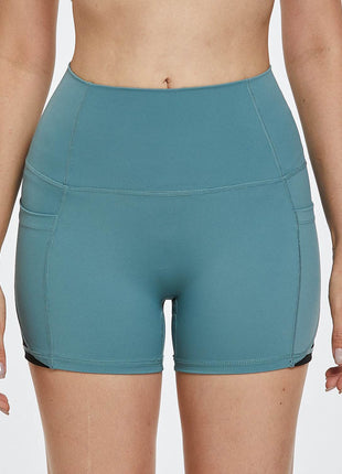 High Waist Active Shorts - MimiStylez