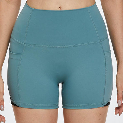 High Waist Active Shorts - MimiStylez