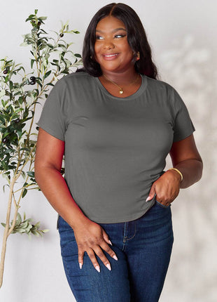 Basic Bae Full Size Round Neck Short Sleeve T-Shirt - MimiStylez