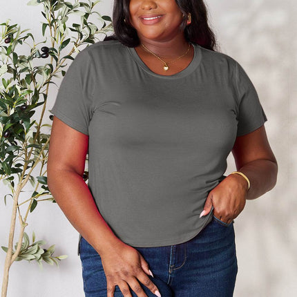 Basic Bae Full Size Round Neck Short Sleeve T-Shirt - MimiStylez
