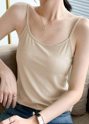 Plus Size Scoop Neck Cami Top - MimiStylez