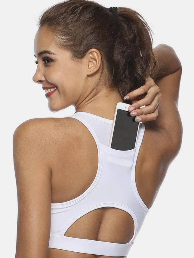 Cutout Scoop Neck Active Tank - MimiStylez