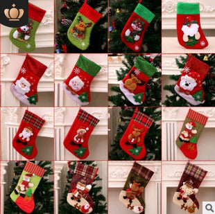 Christmas Stockings - Decorations Santa Claus Stocking Christmas Bag