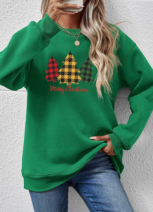 MERRY CHRISTMAS Dropped Shoulder Sweatshirt - MimiStylez