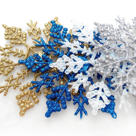 Christmas decorations, acrylic 10CM snowflakes, Christmas necessities, Christmas tree decorations