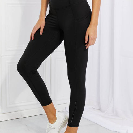 Leggings Depot Full Size Strengthen and Lengthen Reflective Dot Active Leggings - MimiStylez