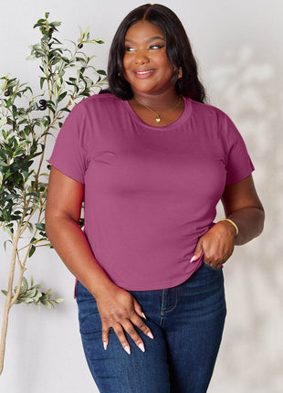 Basic Bae Full Size Round Neck Short Sleeve T-Shirt - MimiStylez