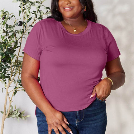 Basic Bae Full Size Round Neck Short Sleeve T-Shirt - MimiStylez