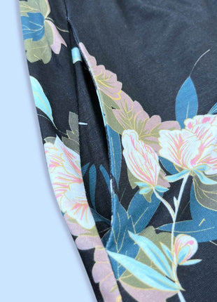 Double Take Printed Scoop Neck Sleeveless Buttoned Magic Dress with Pockets - MimiStylez