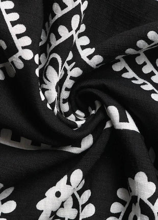 Printed Square Neck Maxi Cami Dress - MimiStylez