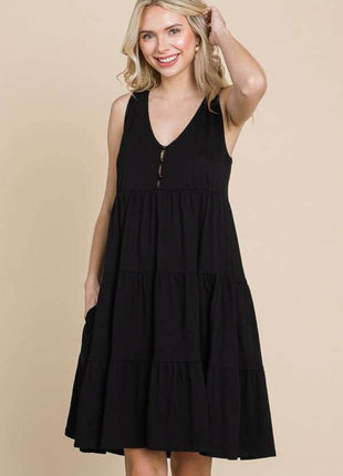 Culture Code Racerback Tiered Tank Dress - MimiStylez