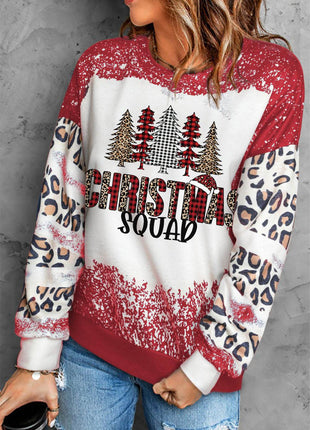 Christmas Tree Graphic Sweatshirt - MimiStylez