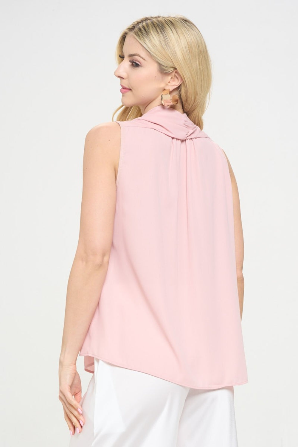 RENEE C  V-Neck Sleeveless Top