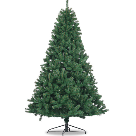 6FT Spruce Christmas Tree - Foldable Metal Bracket Unlit