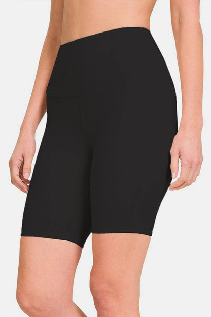 Zenana High Waist Active Shorts - MimiStylez