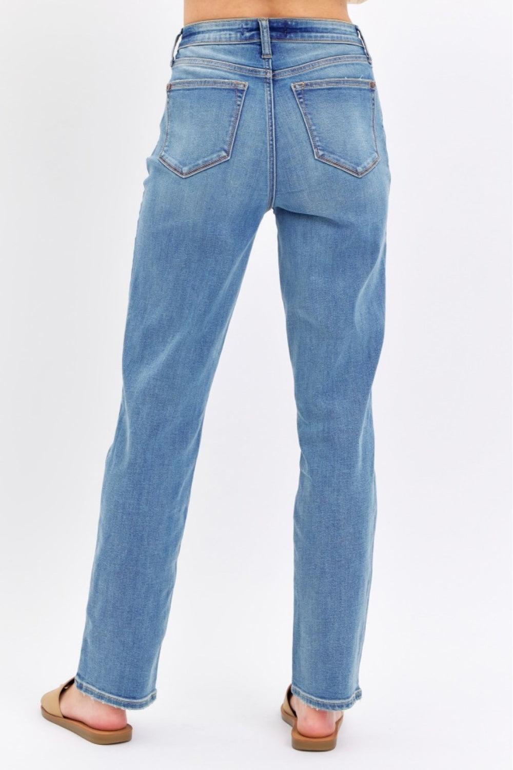 Judy Blue Full Size High Waist Straight Jeans