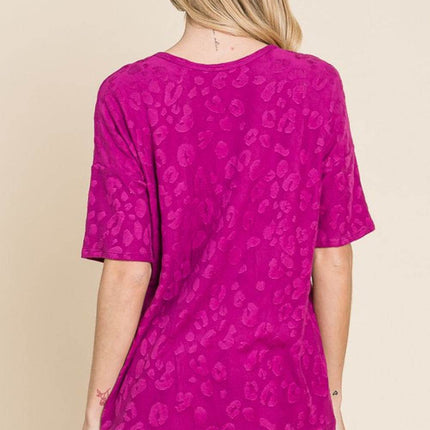 BOMBOM At The Fair Animal Textured Top - MimiStylez