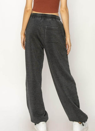 HYFVE Stitched Design Drawstring Sweatpants - MimiStylez