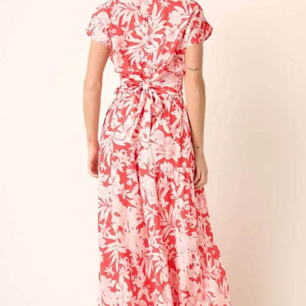Mittoshop Tropical Print Top and Skirt Set - MimiStylez