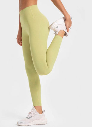 Highly Stretchy Wide Waistband Yoga Leggings - MimiStylez