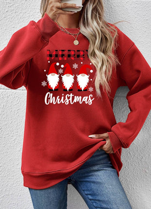 MERRY CHRISTMAS Long Sleeve Sweatshirt - MimiStylez