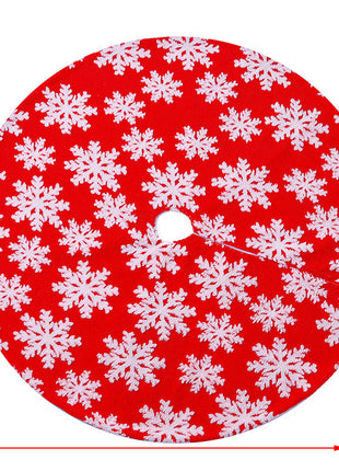 Plush Christmas Tree Bottom Apron Holiday Party Decoration