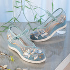 Slope heel / Blue / 35